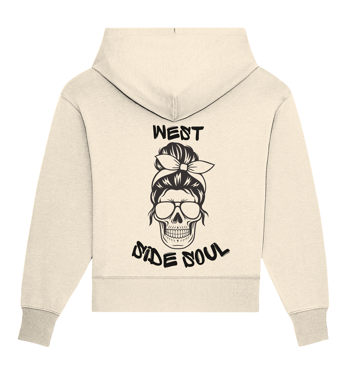 Skull Girl - Organic Oversize Hoodie