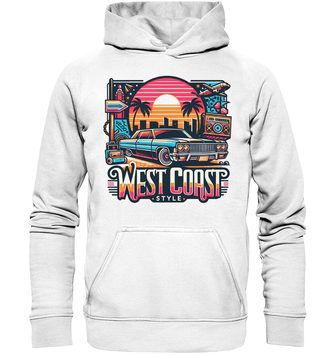 West Coast Style - Basic Unisex Hoodie