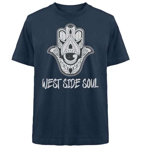 West Side Soul Hand of Fatima - Heavy Oversized Organic Shirt