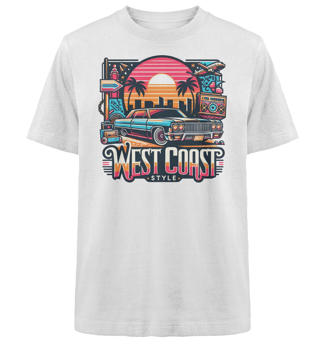 West Coast Style - Heavy Oversized Organic Shirt