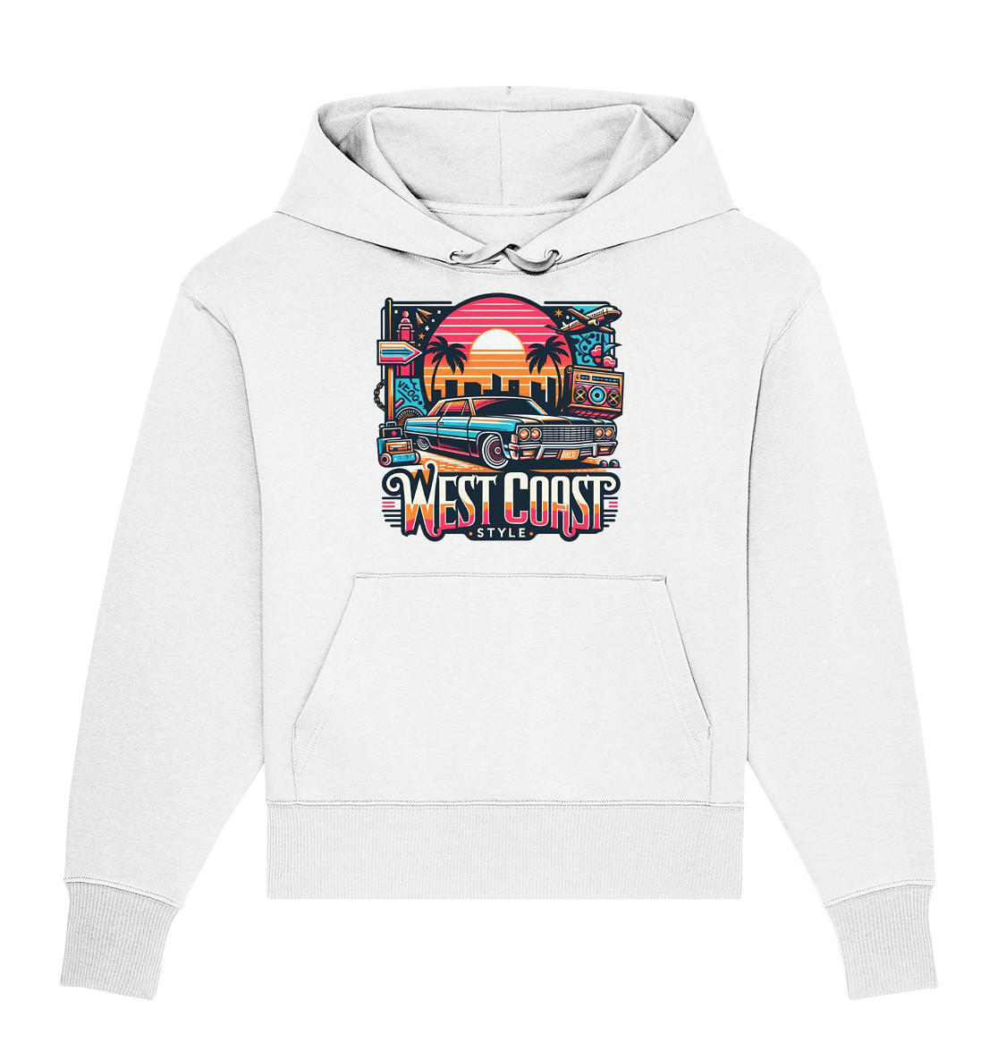 West Coast Style - Organic Oversize Hoodie